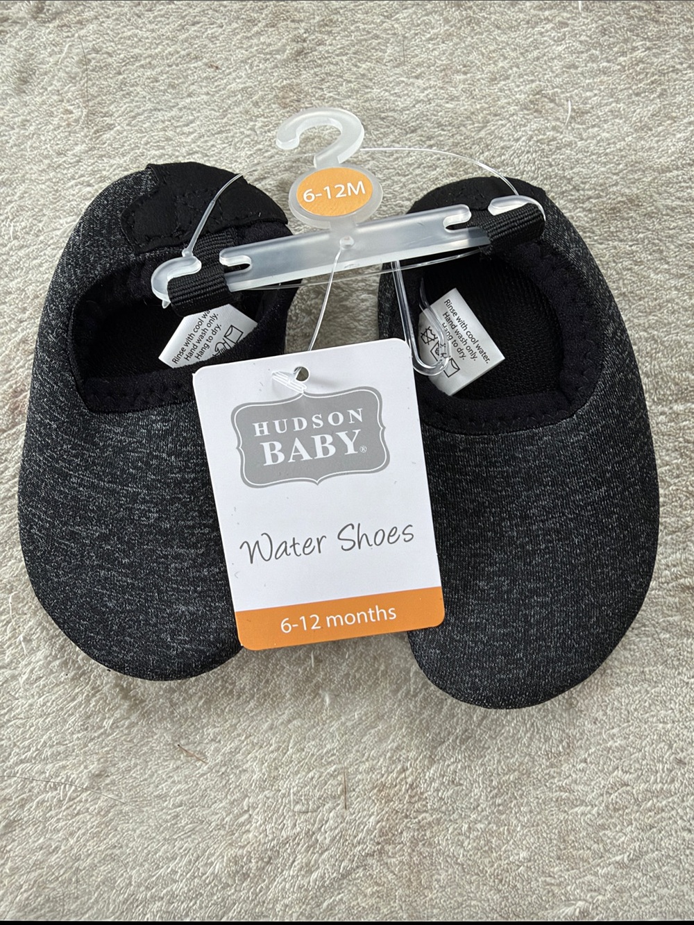 Hudson Baby Black & Gray Toddler Water Shoes